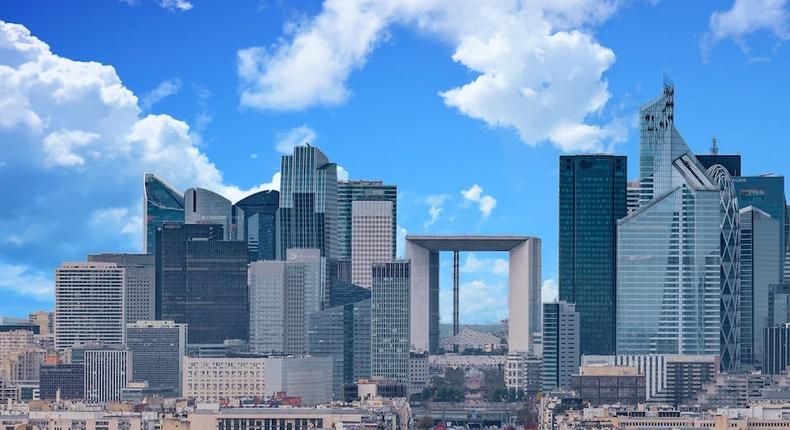 Paris financial district.Augustin Lazaroiu/Shutterstock
