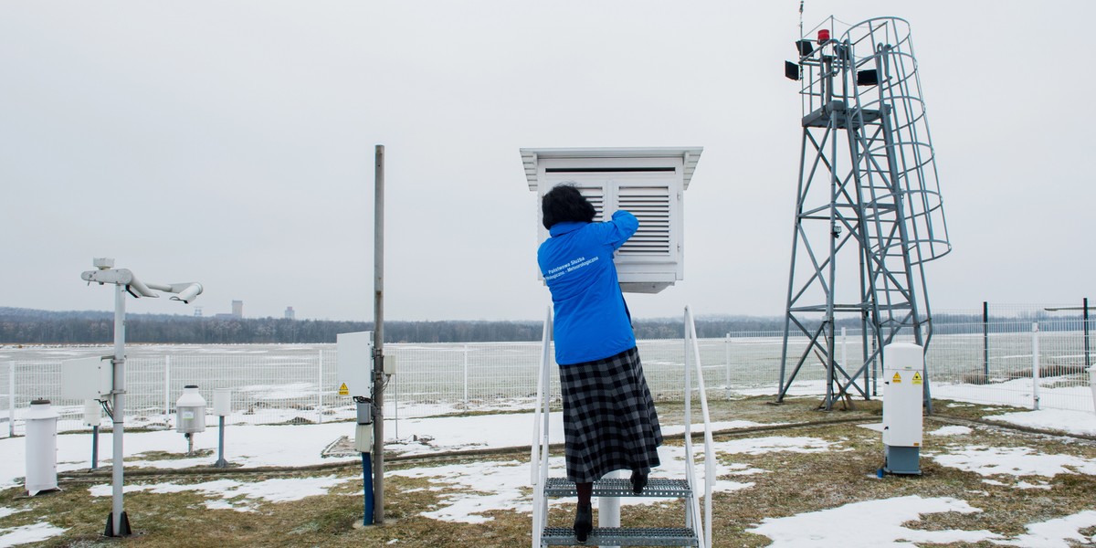 Stacja Hydrologiczno-Meteorolgiczna IMGW w Katowicach.