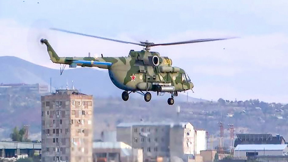 Rosjanie atakowali przy użyciu helikopterów MI-8