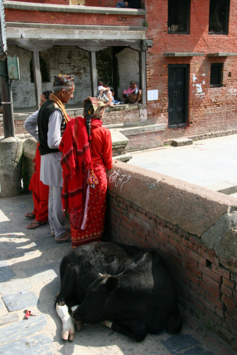 Nepal, Kathmandu, okolice Świątyni Pashupatinath