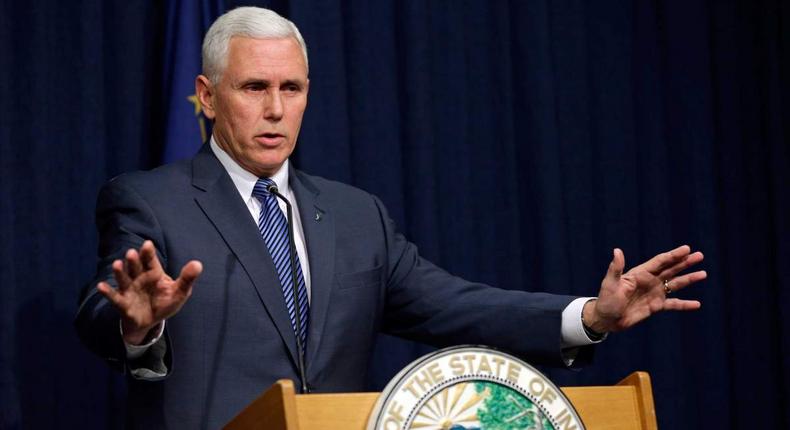 Governor of Indiana, United States, Mike Pence