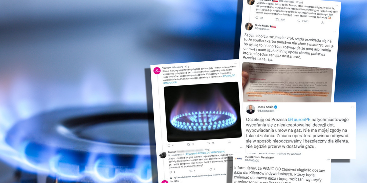 Twitter stał się główną areną dyskusji o ciągłości dostaw gazu do obywateli