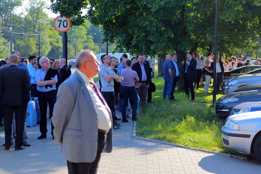 Pożar w łódzki Hiltonie. Ewakuowano ponad 200 osób