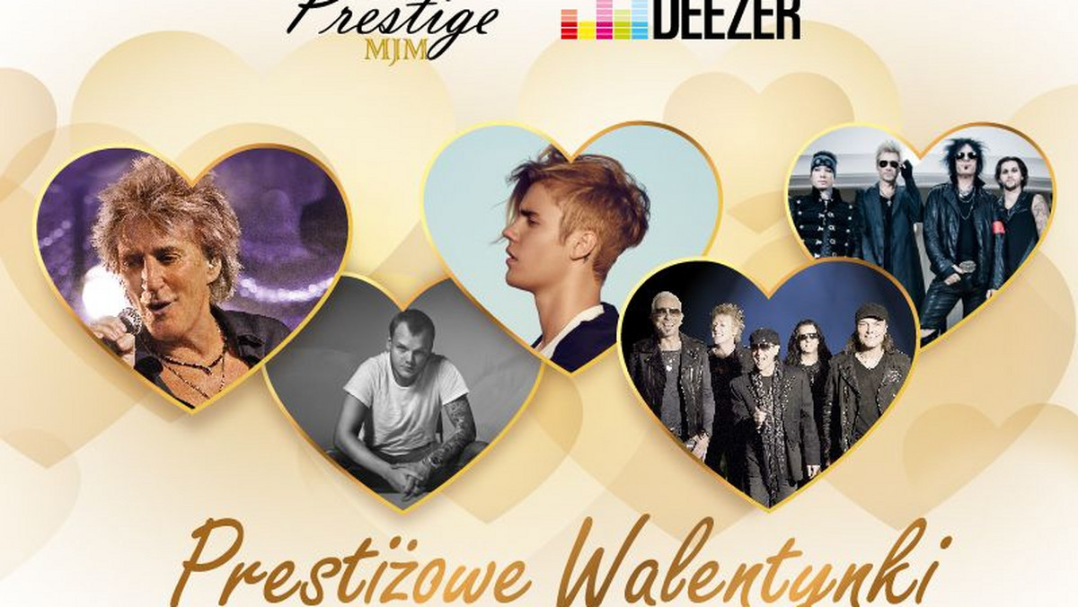 Agencja Prestige MJM wraz z portalem streamingowym Deezer przygotowała  prezent dla wszystkich zakochanych. Jest nim wirtualna kompilacja wyjątkowych walentynkowych utworów, które podbiją serce każdego wrażliwego słuchacza. Dodatkowym atutem tej składanki jest fakt, że zawiera utwory gwiazd, które zagrają w tym roku w Polsce.