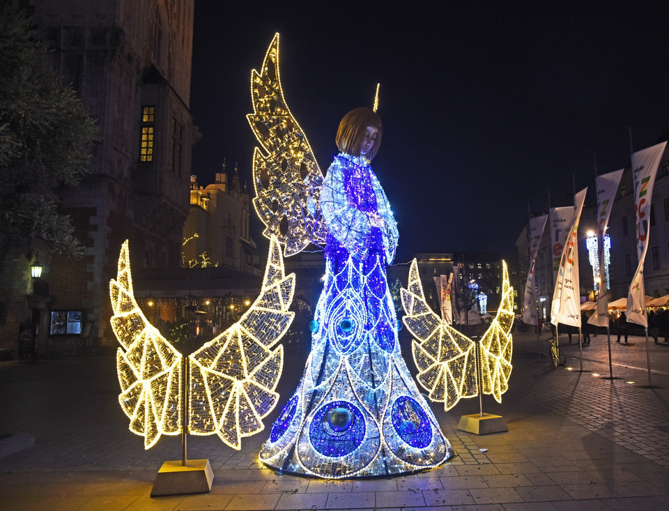 Iluminacje świąteczne w Krakowie