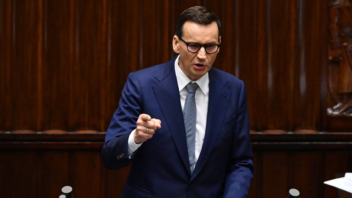 Premier Mateusz Morawiecki w Sejmie