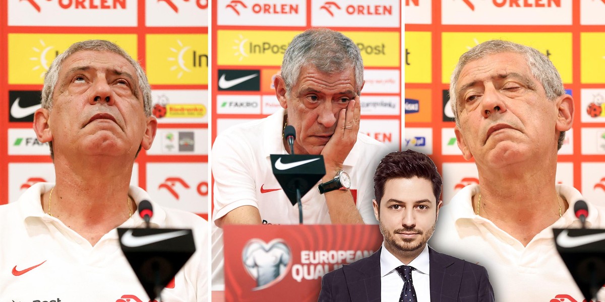 Fernando Santos i Łukasz Kaca.