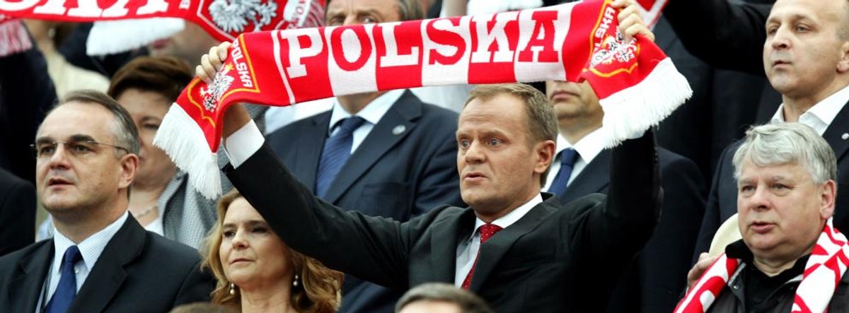 Premier Donald Tusk z żoną Małgorzatą