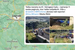 Pilne: W wypadku polskiego autobusu w Chorwacji zginęło 11 osób