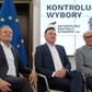 Lider ugrupowania Polska 2050 Szymon Hołownia, przewodniczący Platformy Obywatelskiej Donald Tusk i współprzewodniczący Nowej Lewicy Włodzimierz Czarzasty