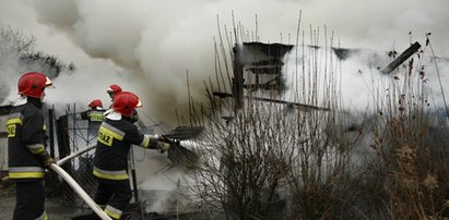 Pożar altany w Katowicach. Nie żyje 60-latek