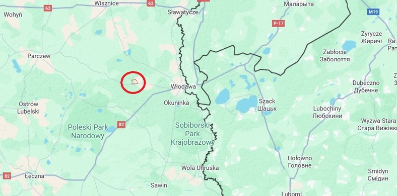 Resztki drona spadły na dom w Wyrykach pod Włodawą