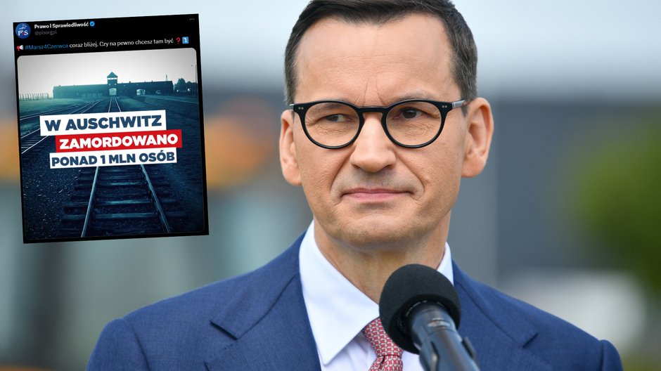 Mateusz Morawiecki o Oświęcimiu (fot. screen: Twitter/pisorgpl)