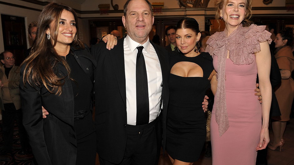 Harvey Weinstein z Penelope Cruz, Fergie i Nicole Kidman