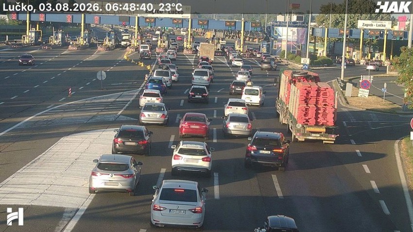 Gužve na putevima u Hrvatskoj