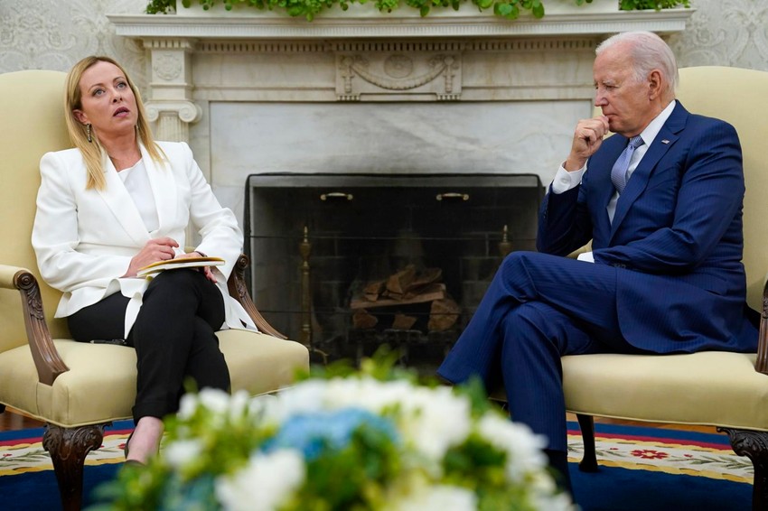Sastali se Meloni i Bajden u Beloj kući