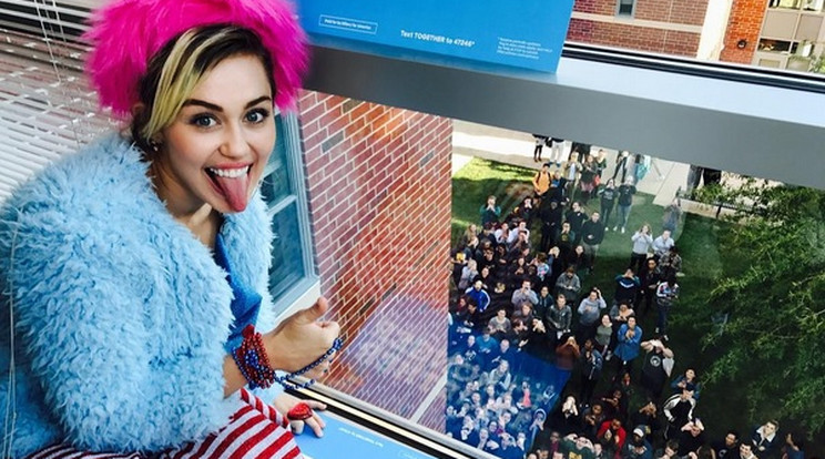 Miley Cyrus is Hillaryre teszi a voksát / Fotó:Instagram
