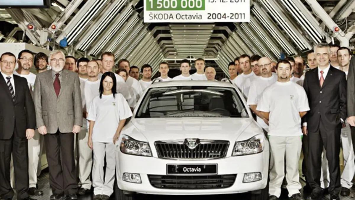 Skoda wyprodukowała już 1,5 mln Octavii II