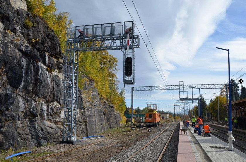 Remont linii kolejowej Jelenia Góra - Szklarska Poręba