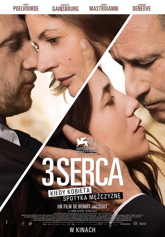 "3 serca" - plakat filmu