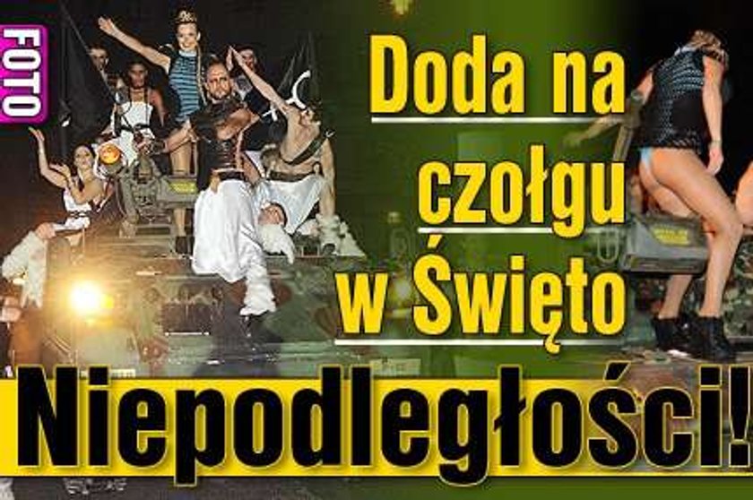 Doda na czołgu w Święto Niepodległości! FOTY