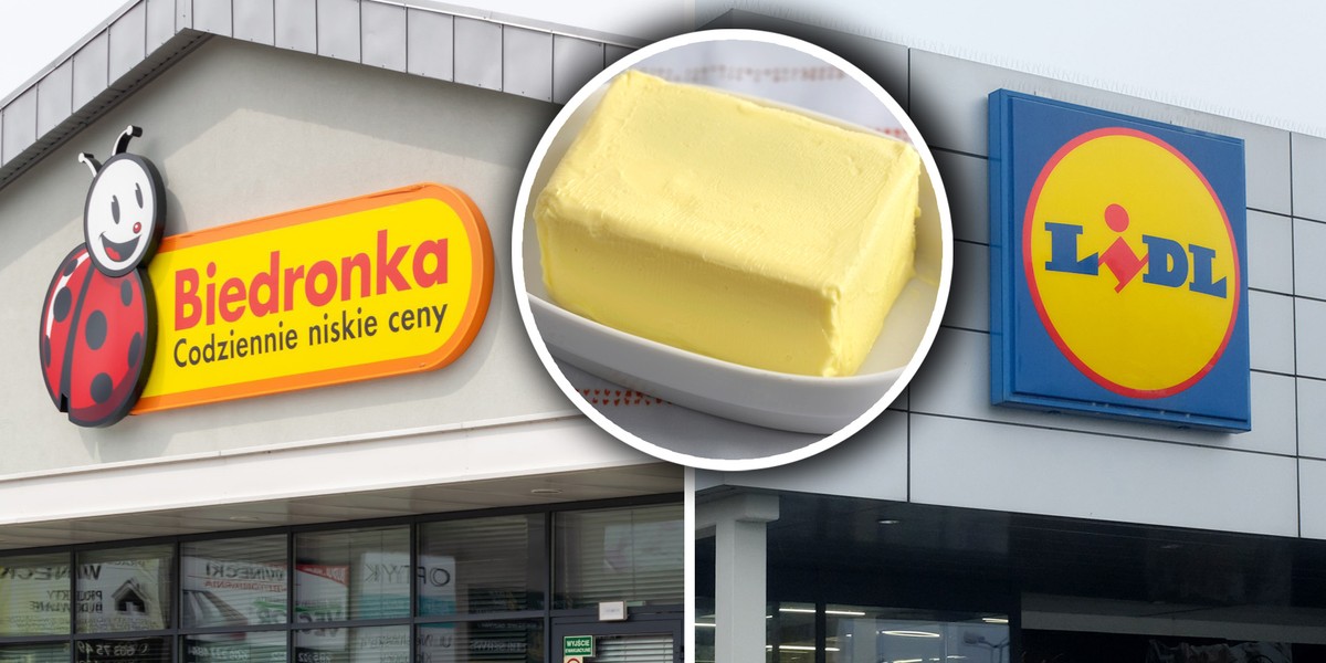 Biedronka i Lidl biją się na promocje na masło