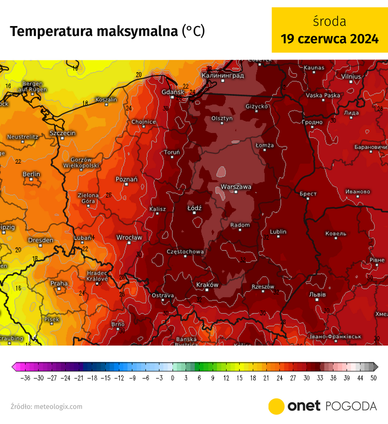 W pierwszej połowie przyszłego tygodnia upał rozleje się po Polsce