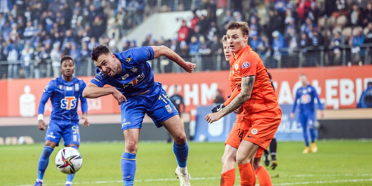 05.12.2021 KGHM ZAGLEBIE LUBIN - LECH POZNAN PKO BANK POLSKI EKSTRAKLASA PILKA NOZNA