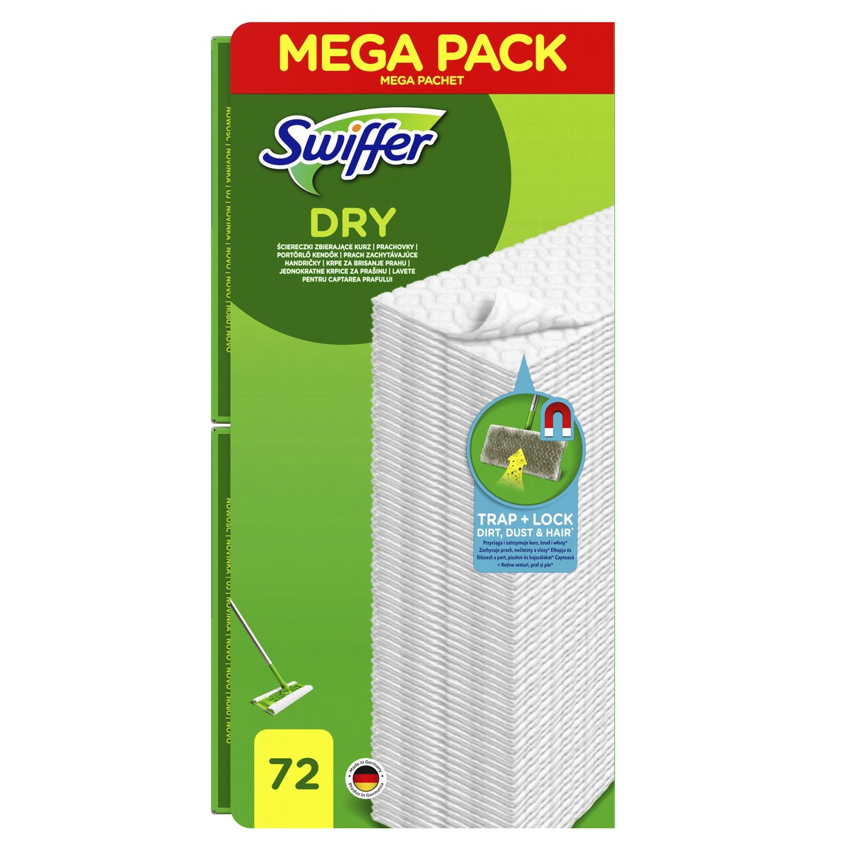 2 x Swiffer Sweeper száraz padlótörlő utántöltő (72 db) 7.999 Ft az eMAG weboldalán, mobilapplikációján és üzleteiben, GLAMOUR-kuponnal, 33% kedvezménnyel 5 359,3 Ft