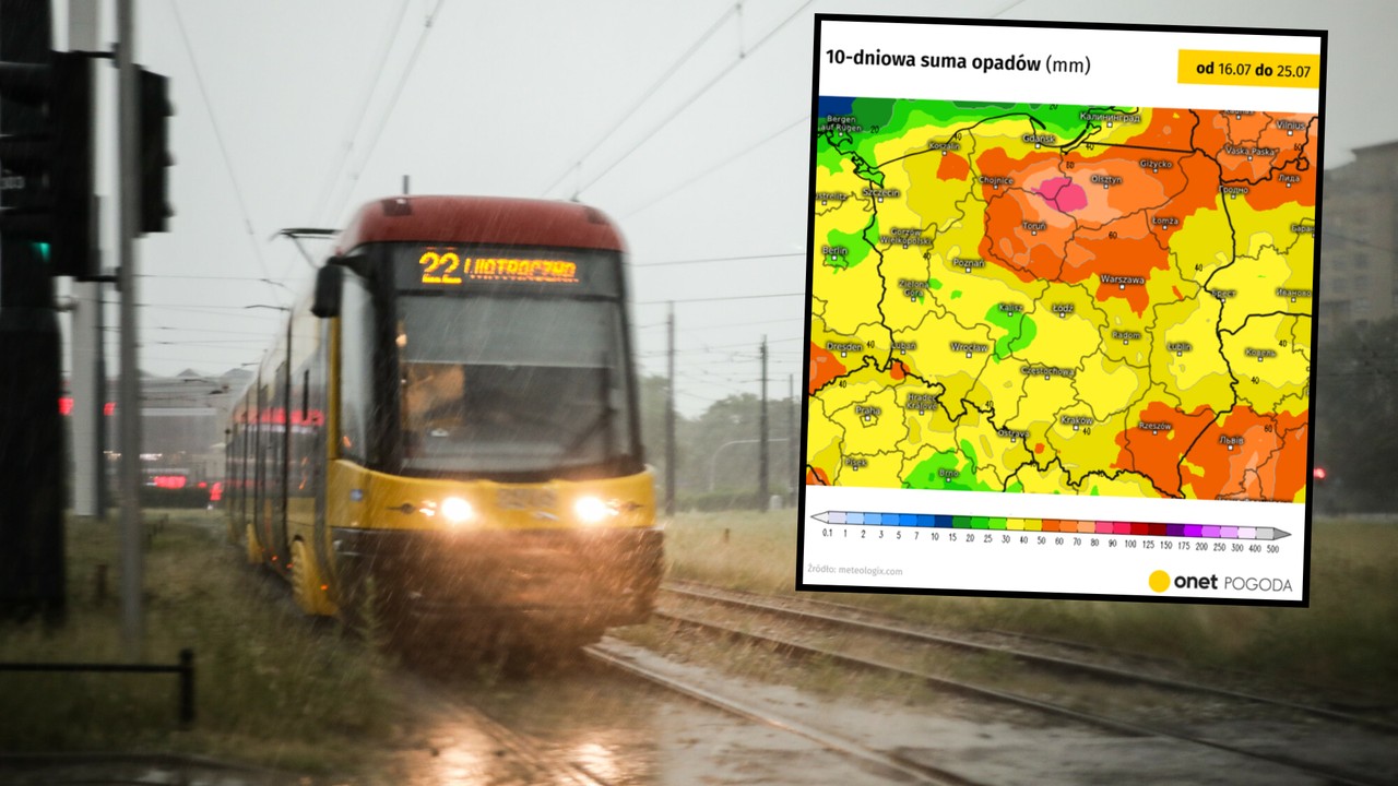 Wiemy, co dalej z intensywnymi opadami i burzami. Koniec ulew nie nastąpi szybko
