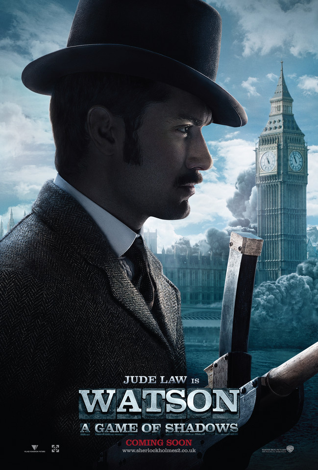 "Sherlock Holmes: Gra cieni" - plakat