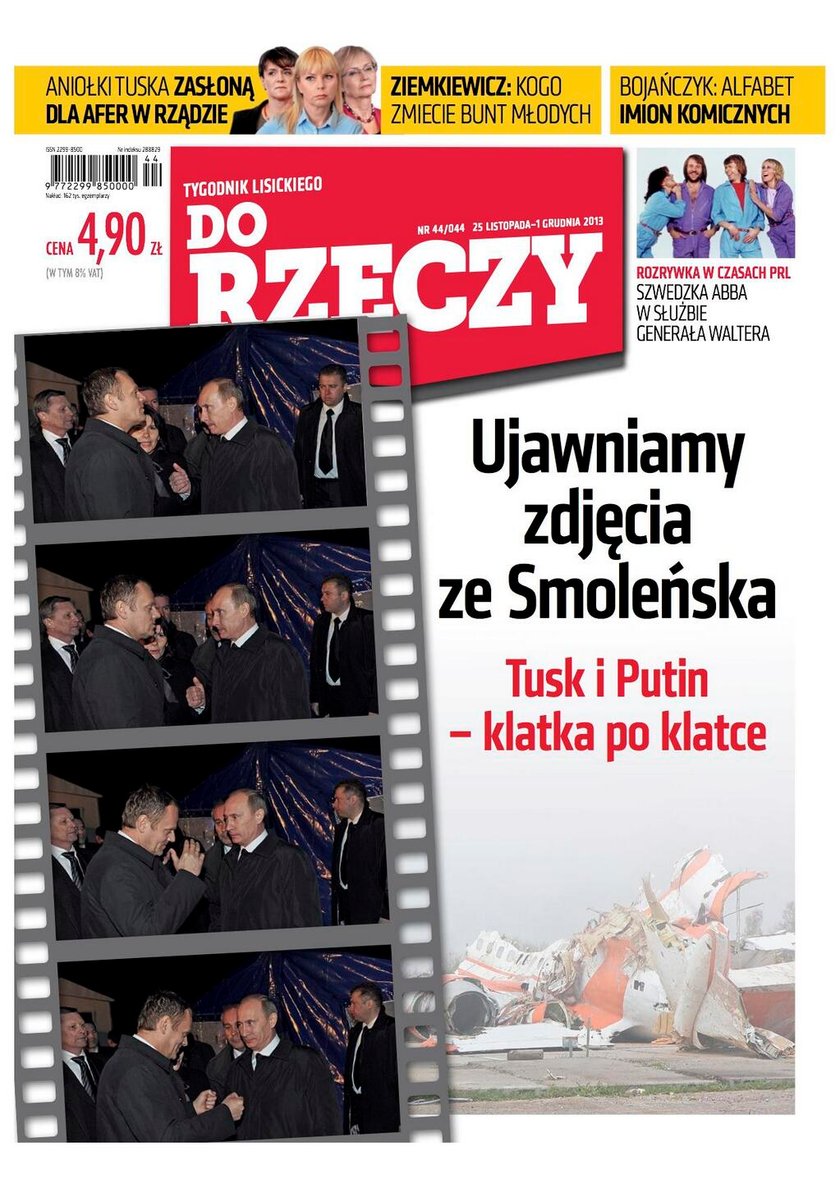 Tusk uśmiechnięty w Smoleńsku 