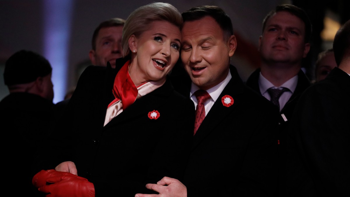 Andrzej Duda i Agata Kornhauser-Duda