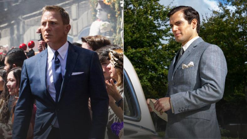 Daniel Craig jako James Bond w filmie "Spectre" (2015) oraz Henry Cavill jako August Walker w filmie "Mission: Impossible - Fallout" (2018)