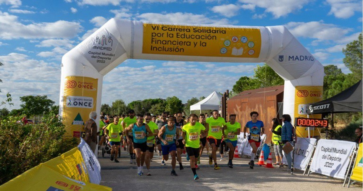 ONCE y ASNEF: IX Carrera Solidaria hoy en Madrid