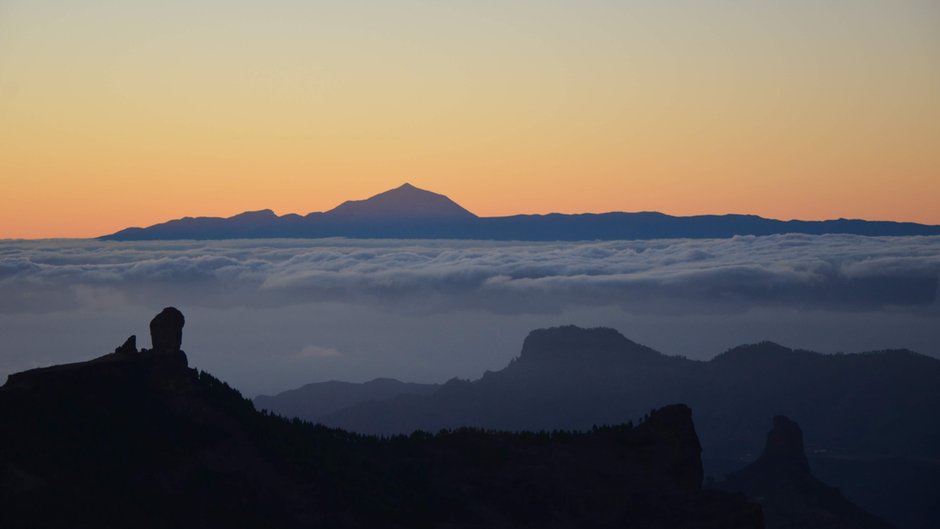 Widok z Pico de las Nieves. Gran Canaria.