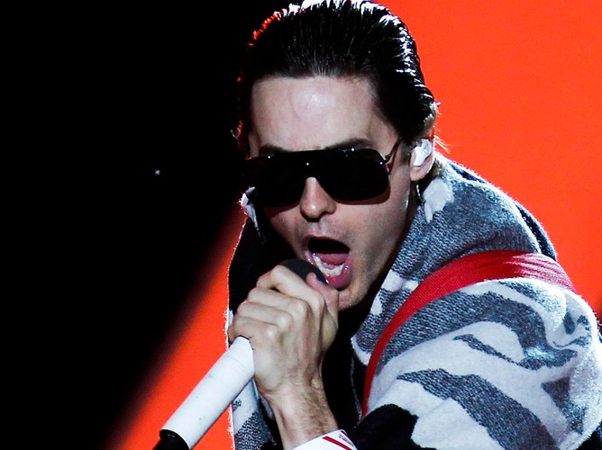 Lider 30 Seconds to Mars, Jared Letto na Optimus Alive w Alges, Portugalia