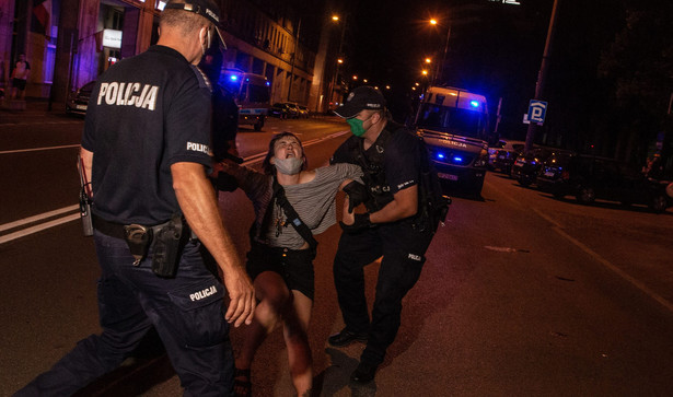Policyjna interwencja w Warszawie