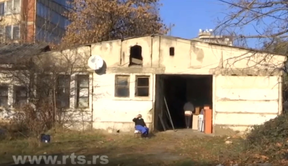 Paviljon E na čijem mestu se zida podzemna garaža