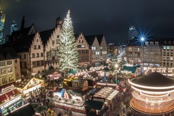 Frankfurt Poczdam Berlin dekoracje iluminacja Boże Narodzenie