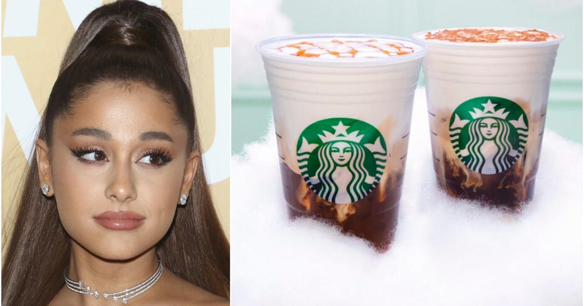 Ariana Grande's fans are mad because she collaborated with Starbucks on
