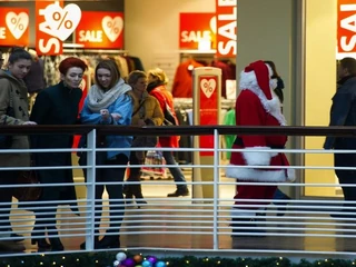 święty mikołaj centrum handlowe boże narodzenie