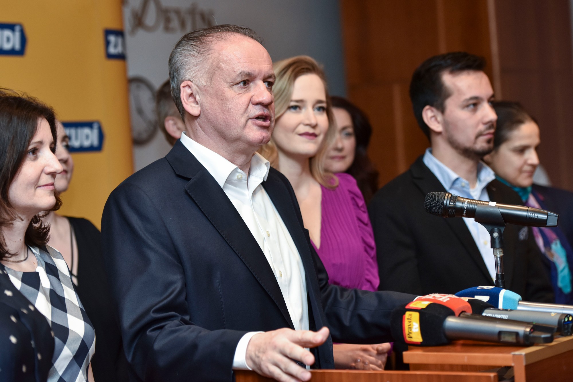 Andrej Kiska a Vladimíra Marcinková. 