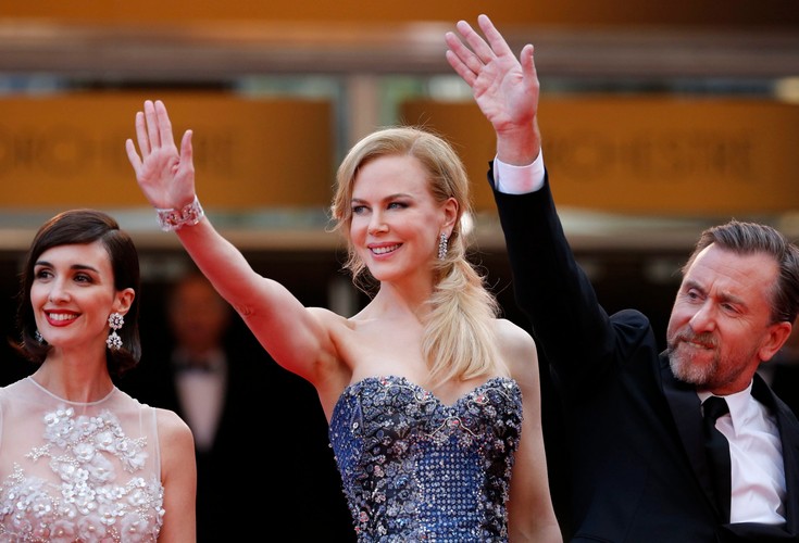 Paz Vega, Nicole Kidman i Tim Roth na premierze 'Grace księżnej Monako' w Cannes