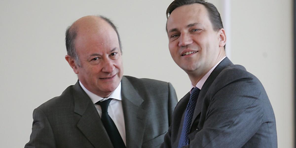 Jacek Rostowski i Radek Sikorski