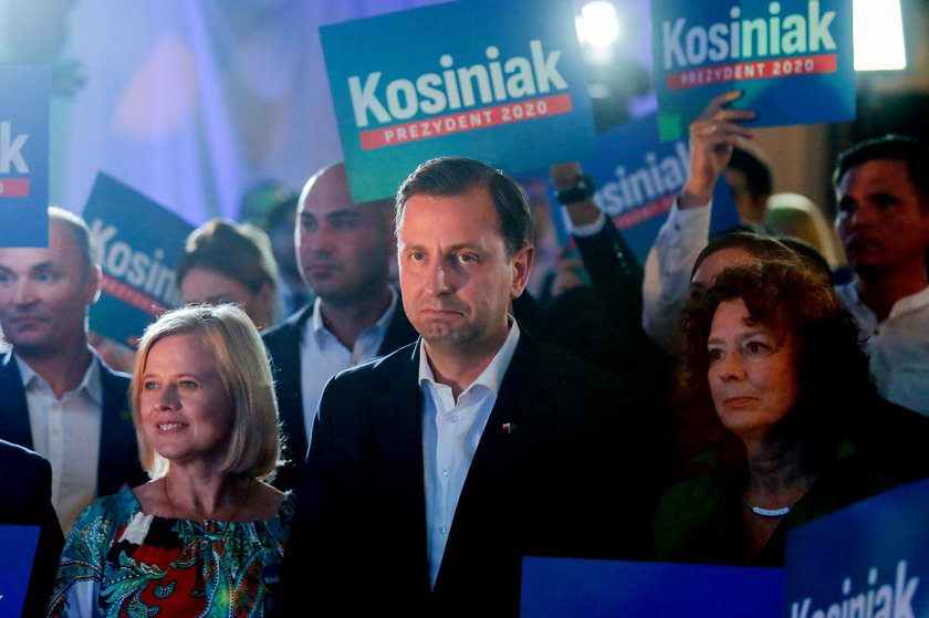 Smutne obrazki na wieczorze wyborczym Kosiniaka-Kamysza