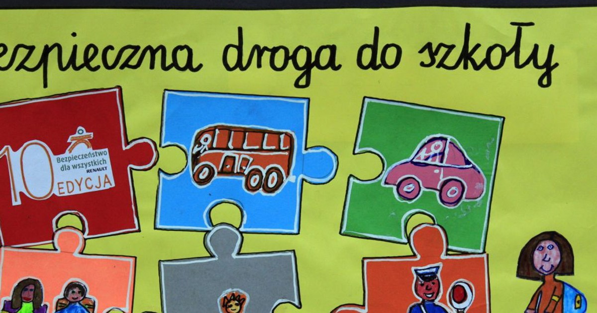 Moja Bezpieczna Droga Do Szkoły Plakat Bezpieczna droga do szkoły: wyłoniono siedmiu finalistów