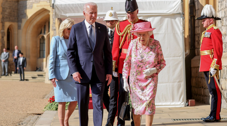 A Windsor-kastélyban látta vendégül Joe Bident a királynő / Fotó: Northfoto