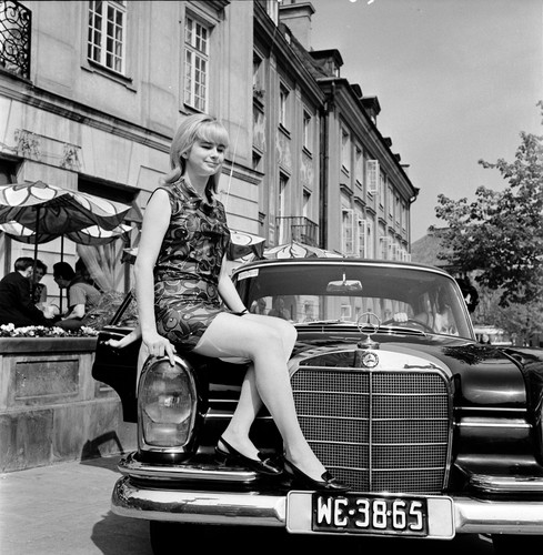 Największe różnice były widoczne w dystrybucji samochodów. Osoby uprzywilejowane, głównie prominentni działacze partyjni, ich rodziny czy znajomi, otrzymywali talony, na które mogli nabyć Fiata 125p lub 'malucha' za cenę o połowę niższą niż musiał zapłacić zwykły, nieustosunkowany obywatel.

Mercedes był nieosiągalny dla zwykłych obywateli.

Warszawa , 25.04.1968. Dziewczyna przy Mercedesie na Rynku Nowego Miasta. (awol) PAP/Edmund Uchymiak