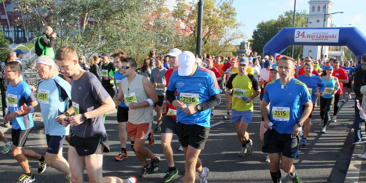 Piotr Kraśko startuje w Maratonie Warszawskim